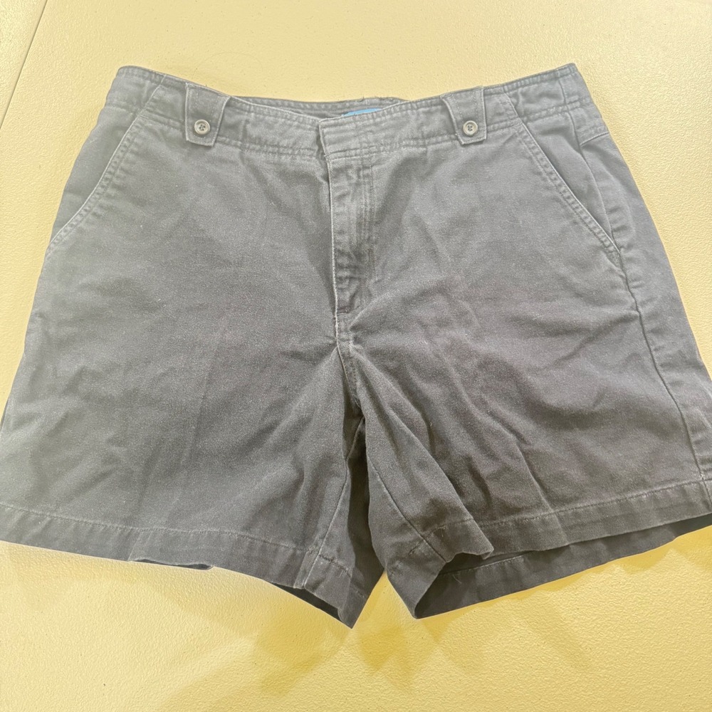 VTG Dockers Women navy blue Cotton Favorite Fit Casual Shorts Size 12